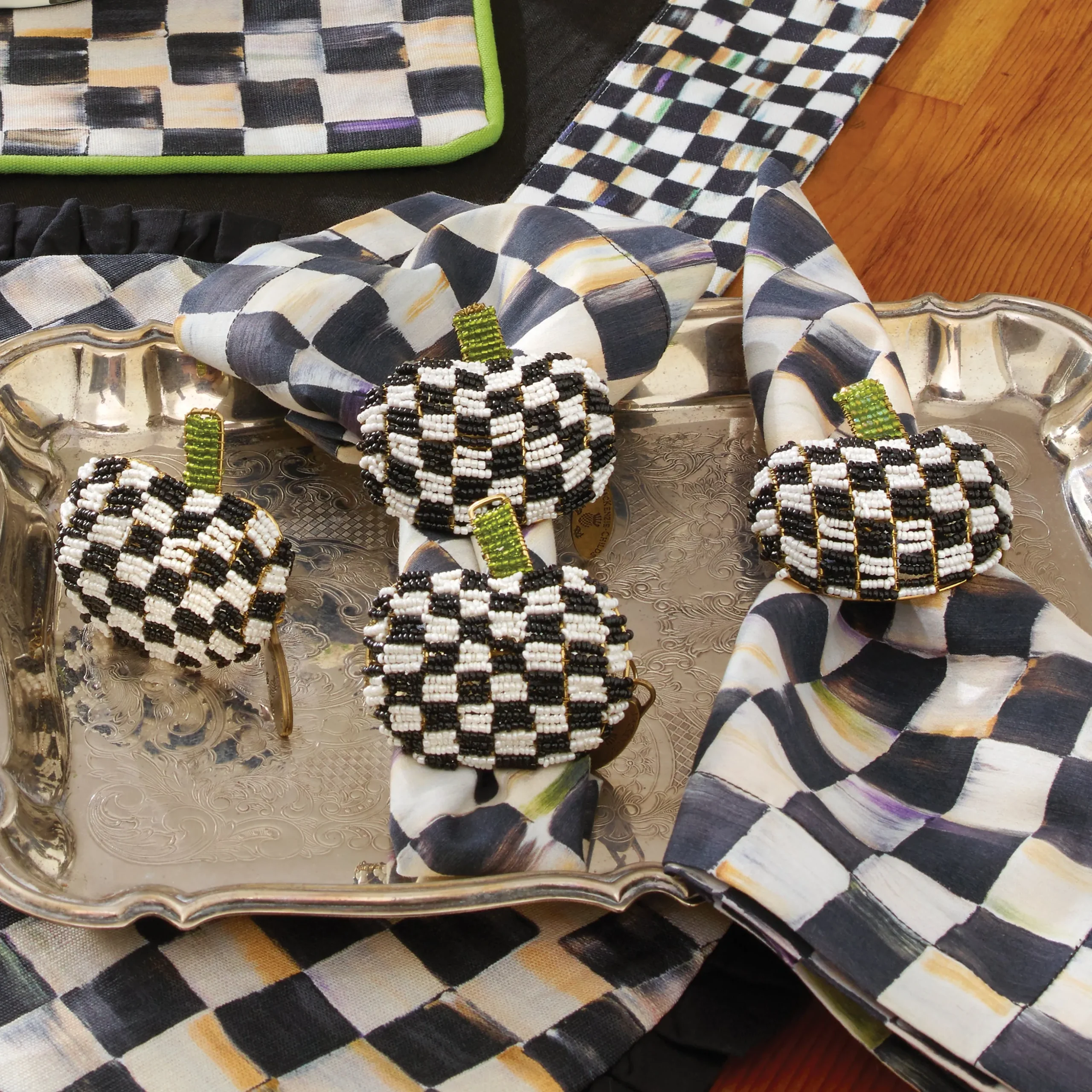Courtly Check Cotton Napkin