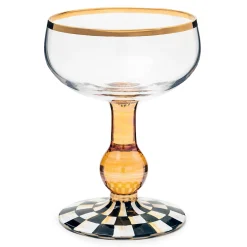 Courtly Check Coupe Glass