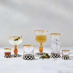 Courtly Check Coupe Glass