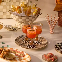 Courtly Check Coupe Glass