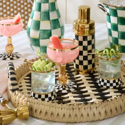 Courtly Check Coupe Glass
