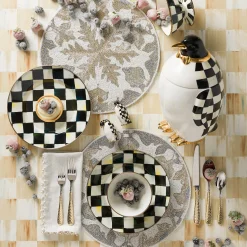 Courtly Check Dinner Plate