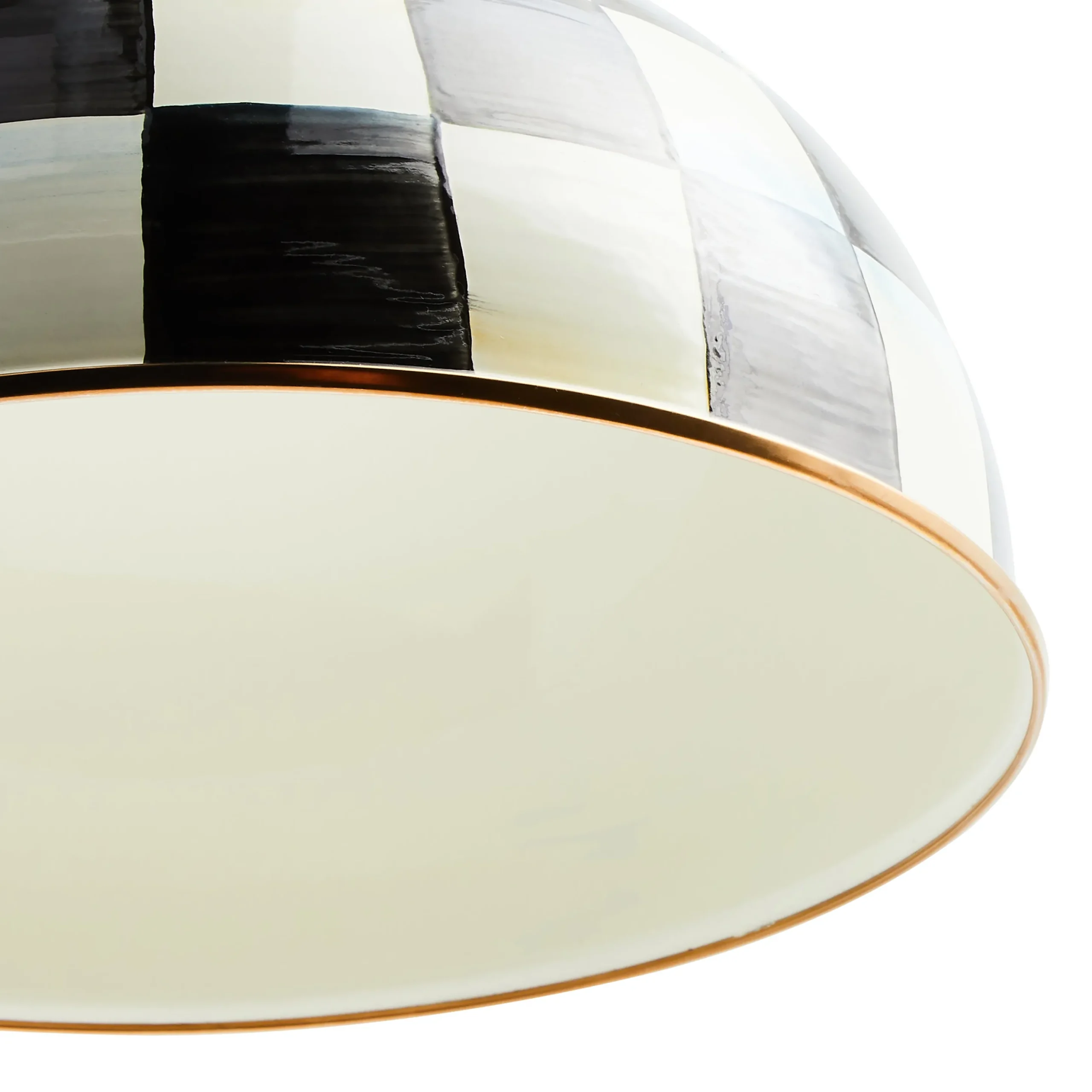 Courtly Check 12" Dome Pendant Lamp