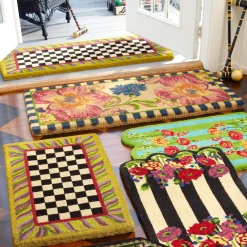 Courtly Check Double Door Entrance Mat