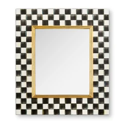Courtly Check Enamel Wall Mirror