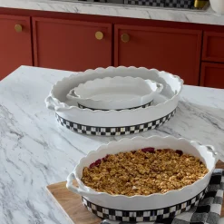 Courtly Check Everyday Large Oval Baker