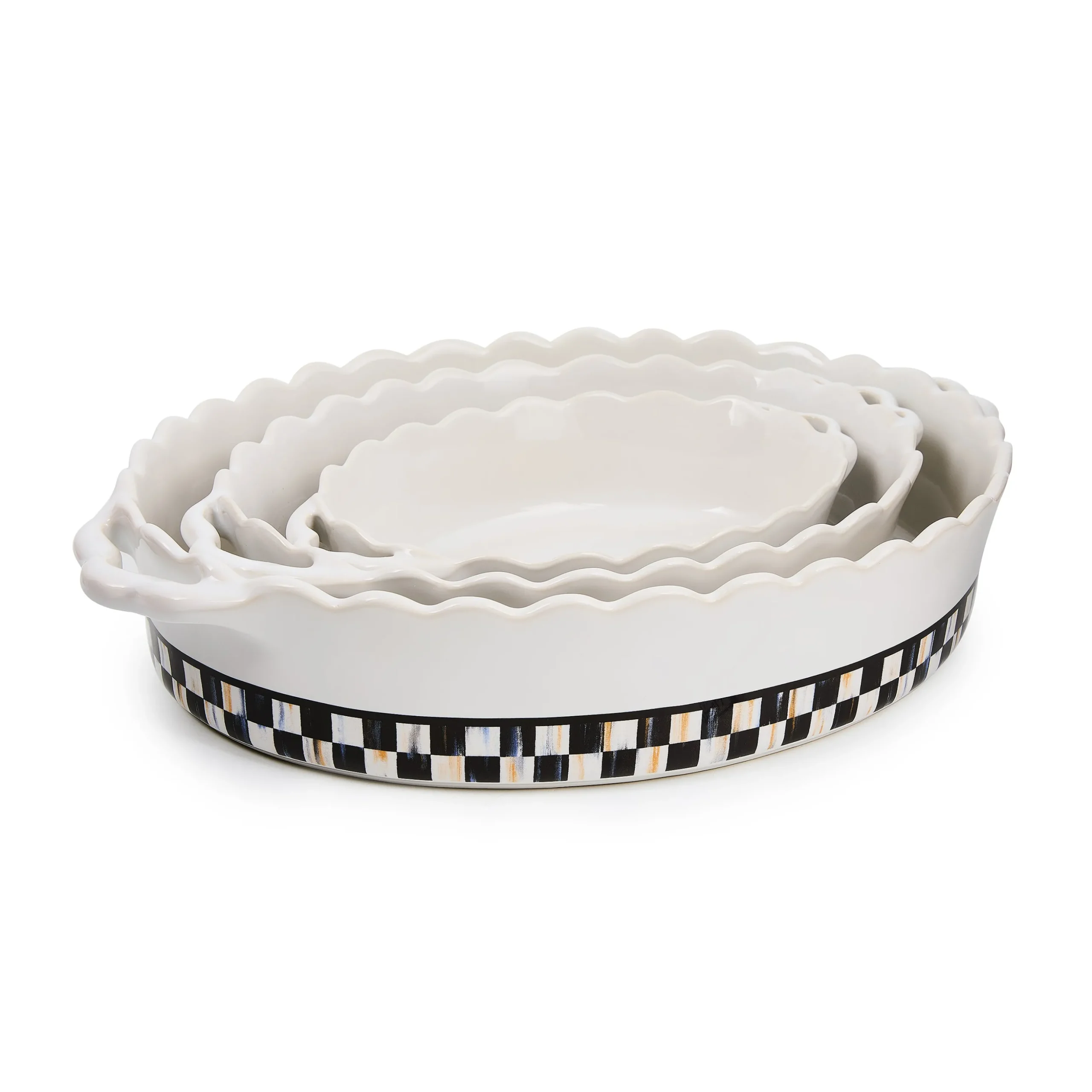 Courtly Check Everyday Large Oval Baker