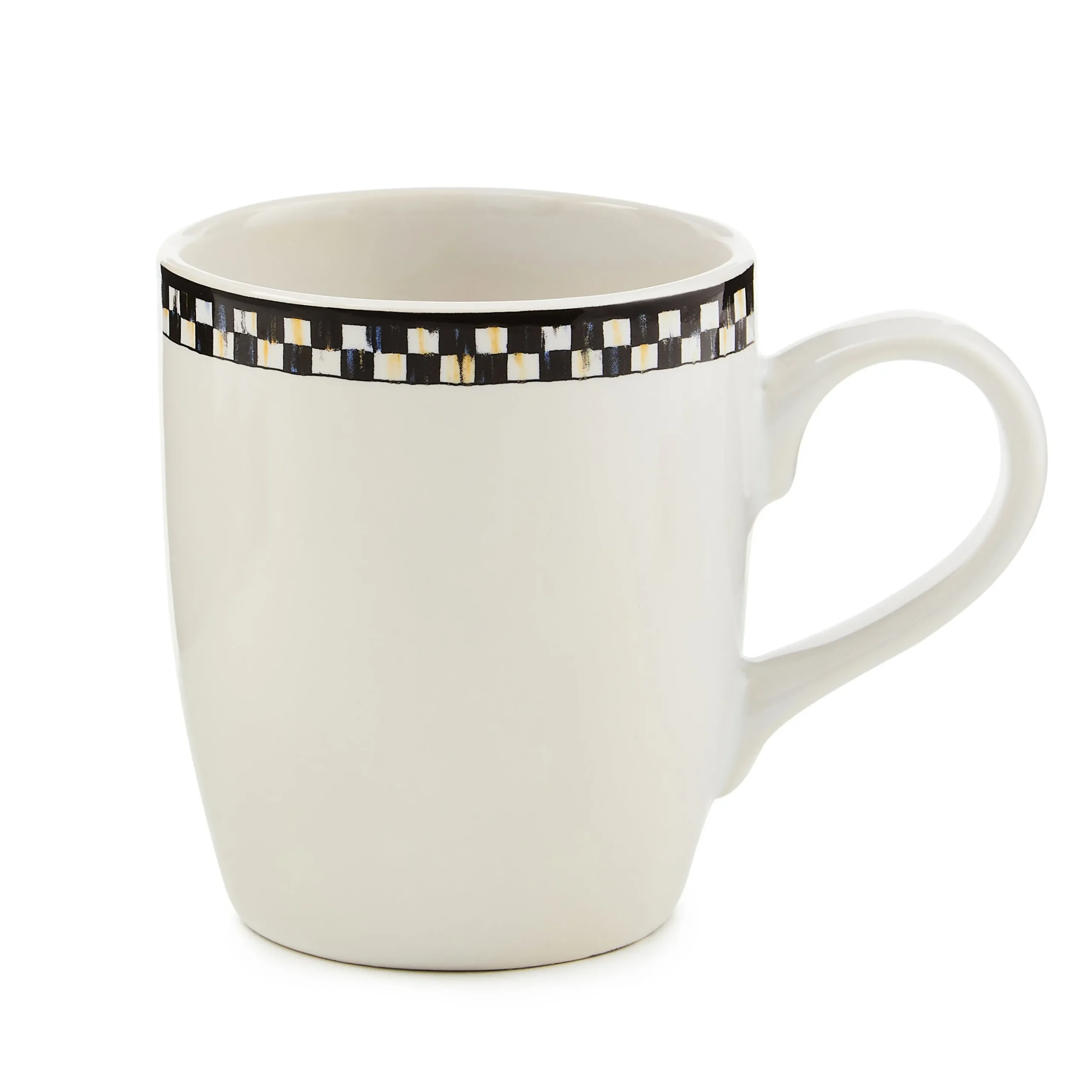 Courtly Check Everyday Mugs, Set of 4