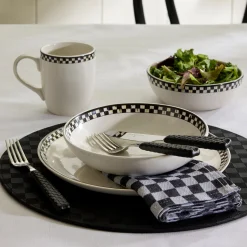 Courtly Check Everyday Pasta Bowls, Set of 4