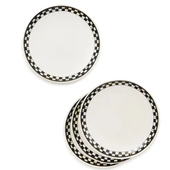 Courtly Check Everyday Small Plates, Set of 4