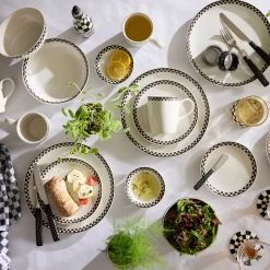 Courtly Check Everyday Small Plates, Set of 4