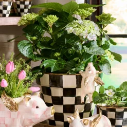 Courtly Check Extra Large Garden Pot
