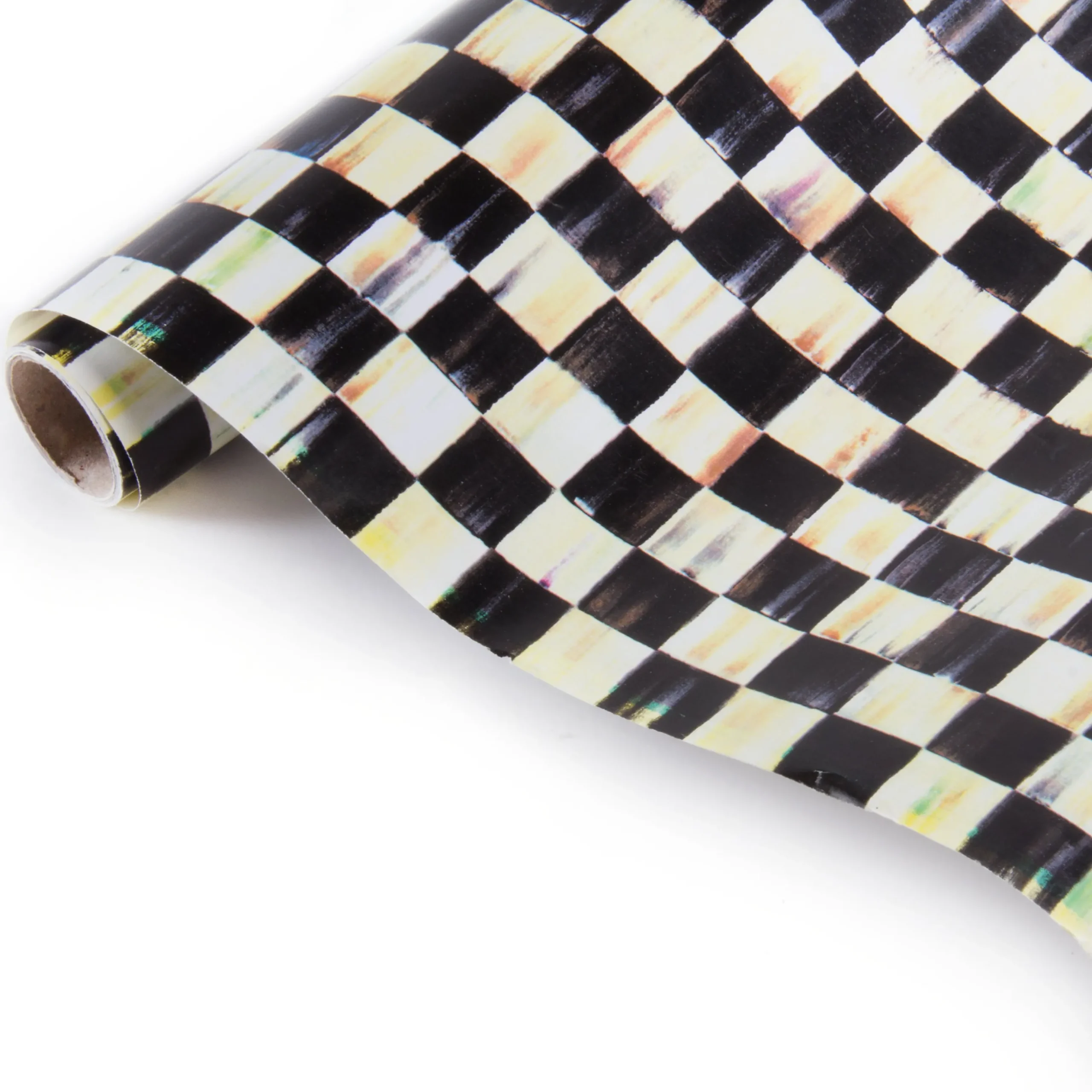 Courtly Check Gift Wrap, Set of 2