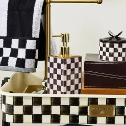 Courtly Check Glass Soap Pump