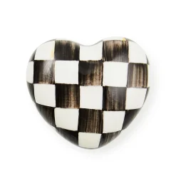 Courtly Check Heart Knob