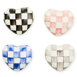Courtly Check Heart Knob
