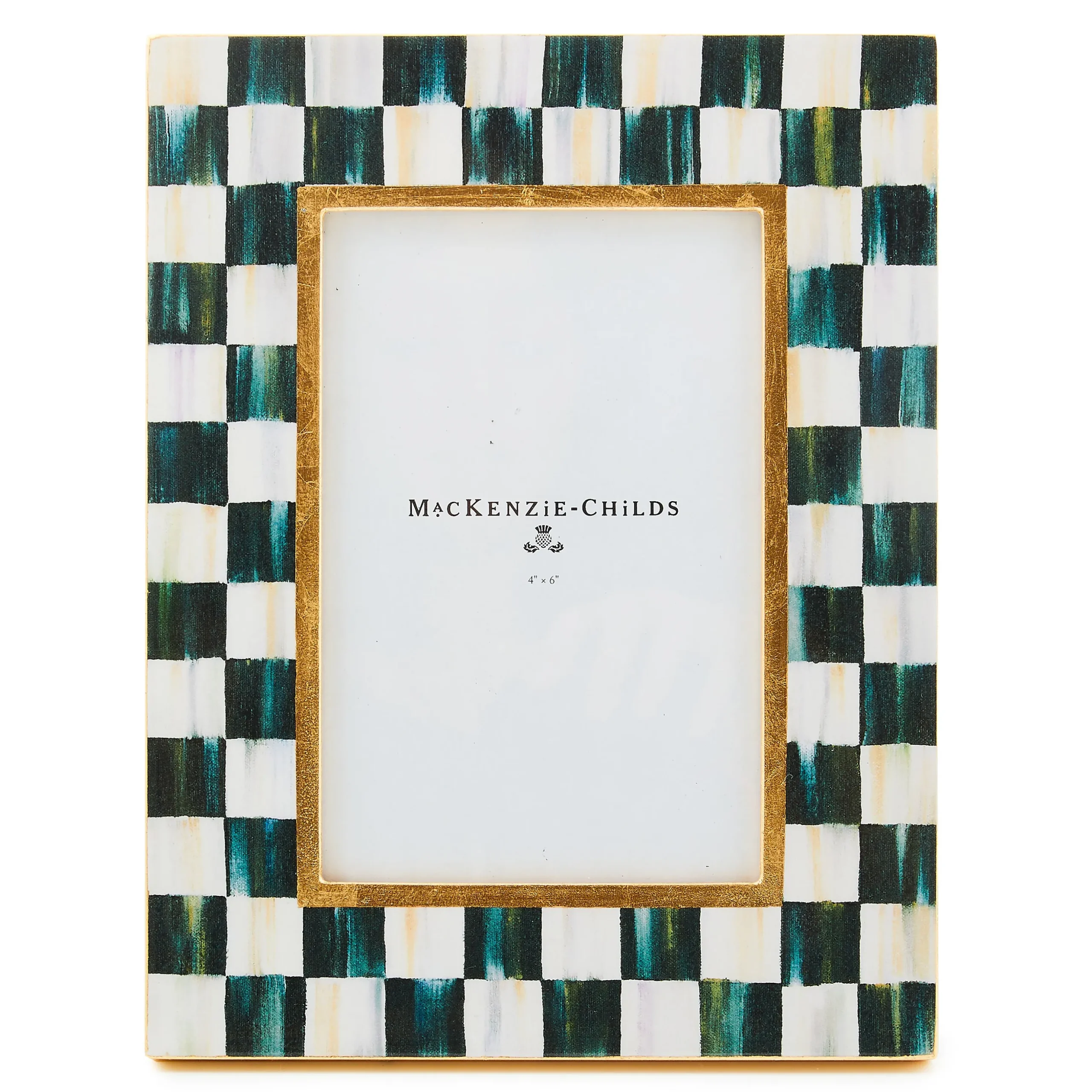 Courtly Check Lacquer 4" x 6" Frame