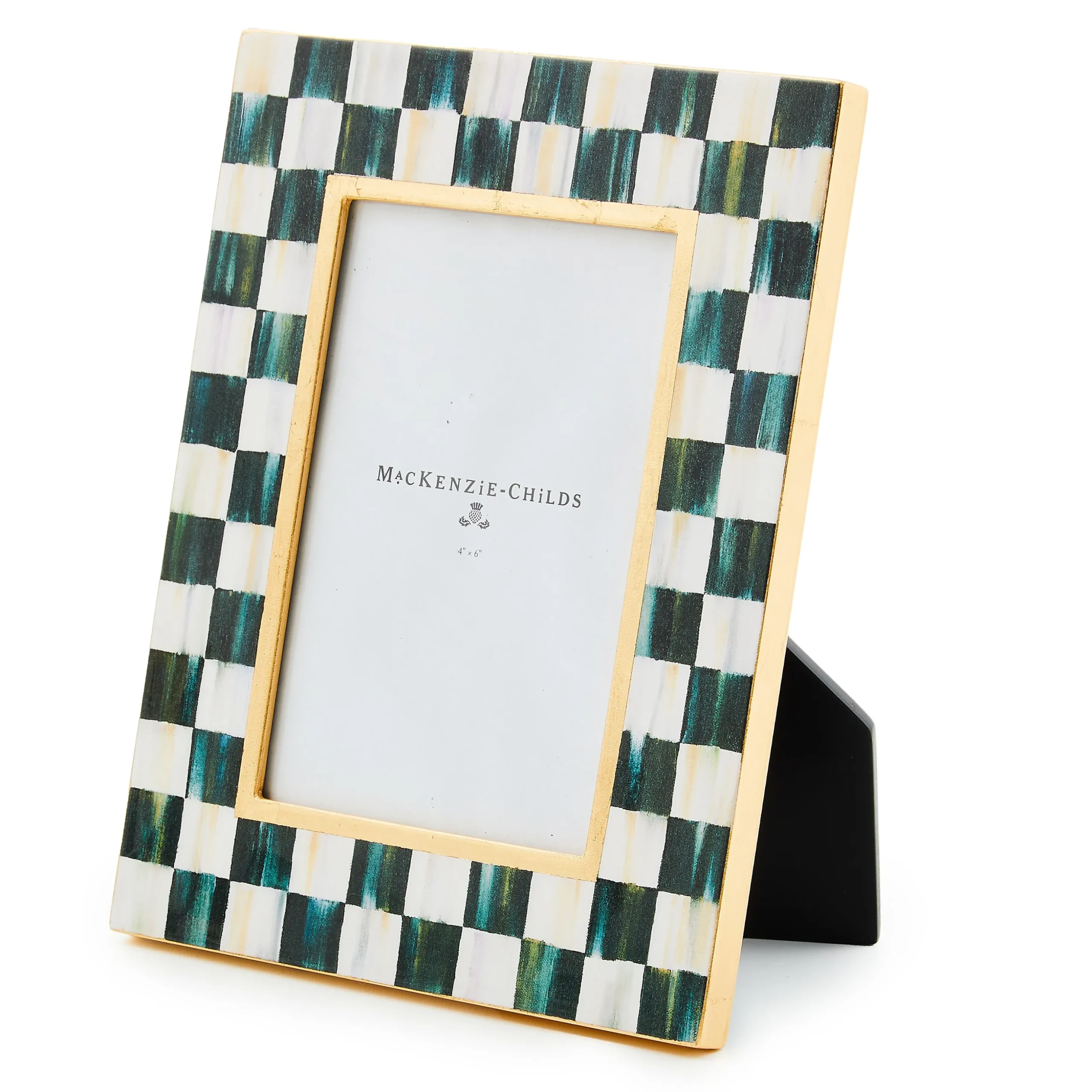 Courtly Check Lacquer 4" x 6" Frame