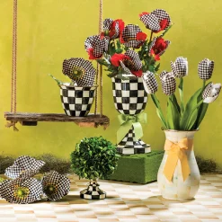 Courtly Check Large Flower Pot