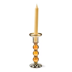 Courtly Check Large Glass Candlestick