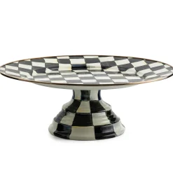 Courtly Check Large Pedestal Platter