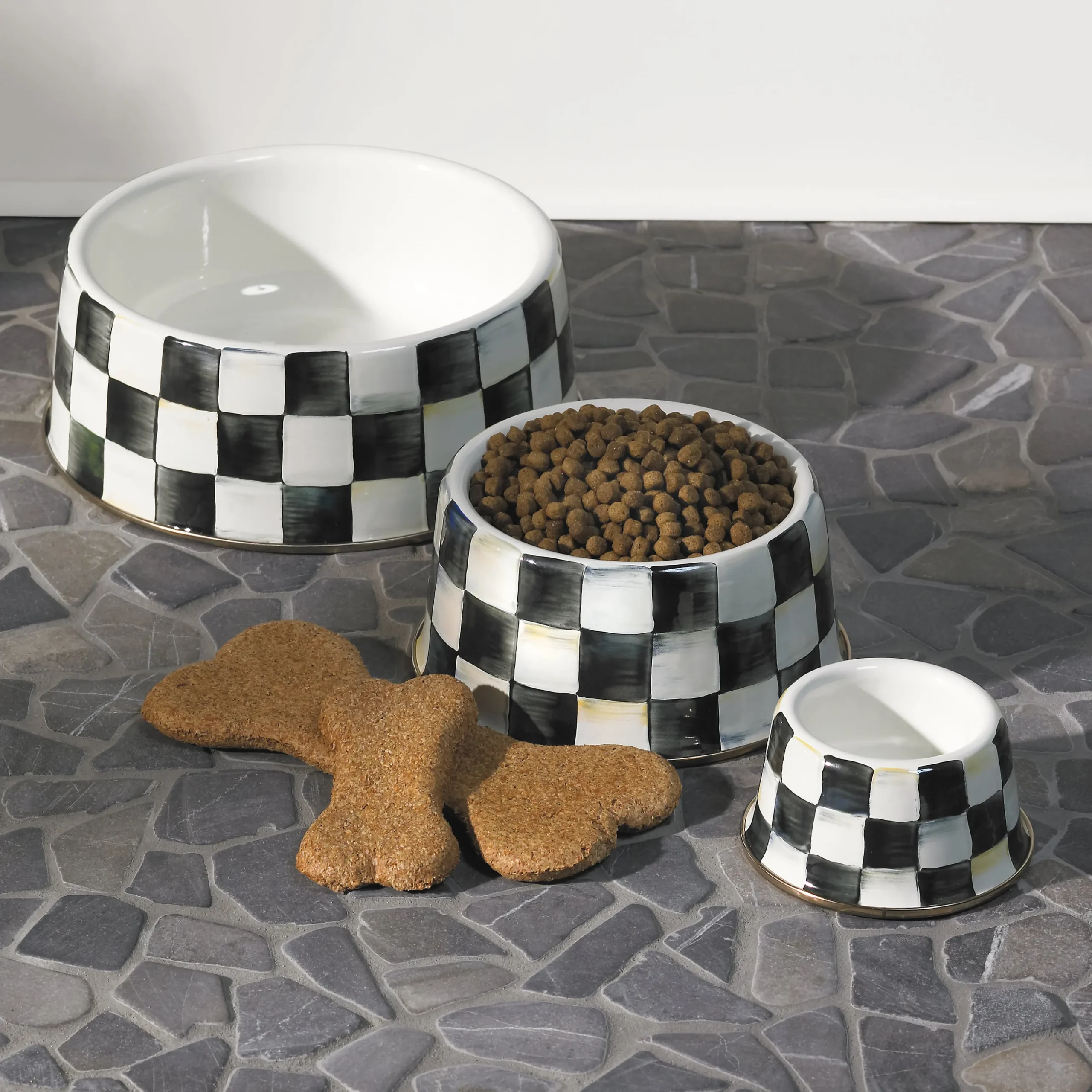 Courtly Check Large Pet Dish