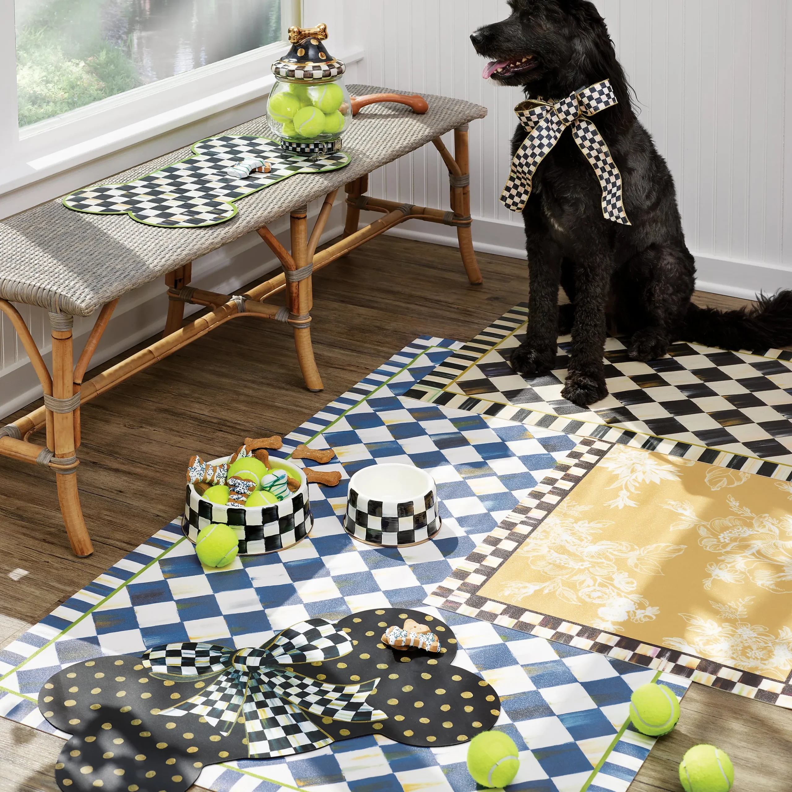 Courtly Check Large Pet Dish