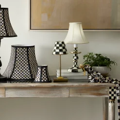 Courtly Check LED Rechargeable Cafe Table Lamp