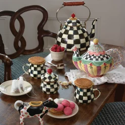 Courtly Check Lidded Sugar Bowl