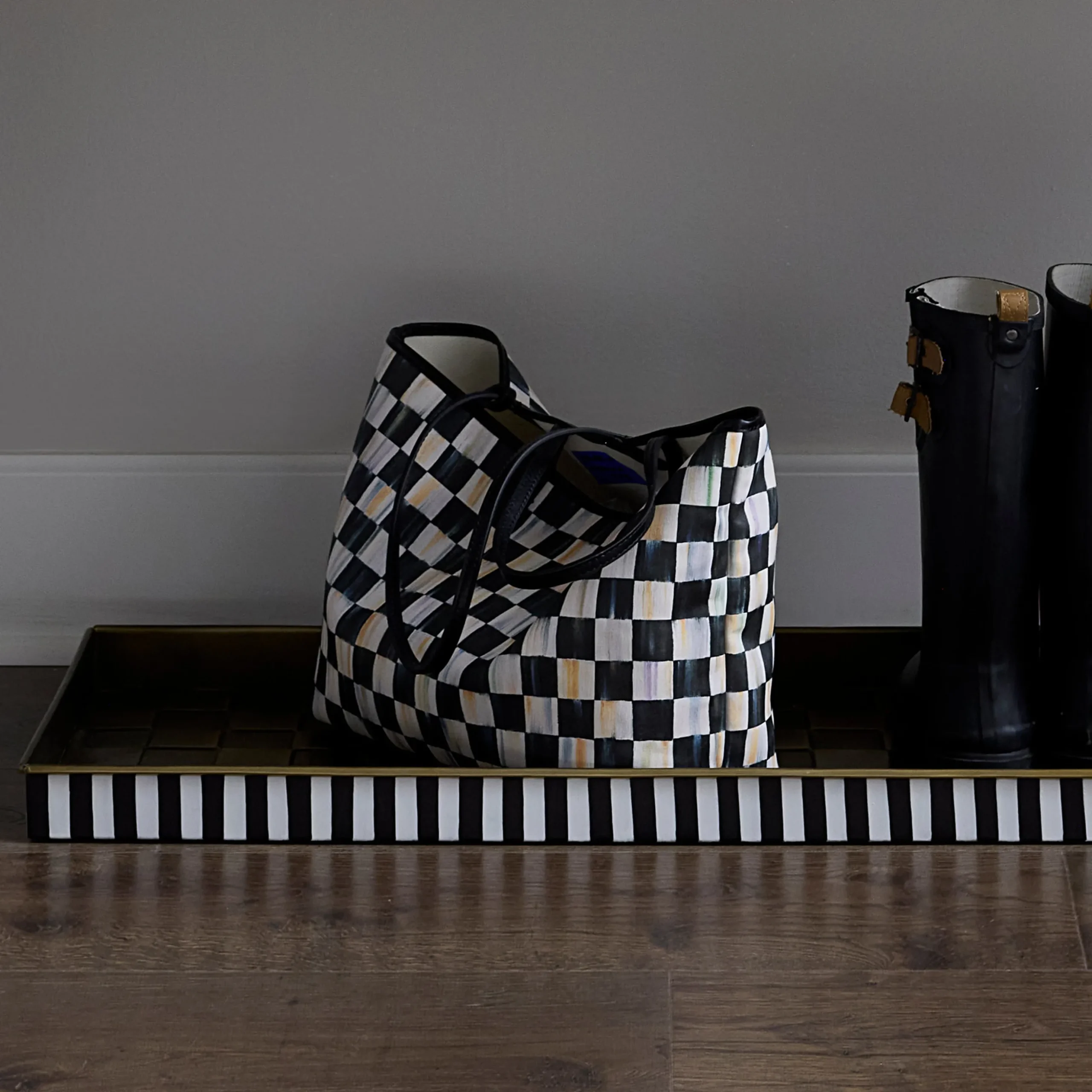 Courtly Check Marche Medium Tote