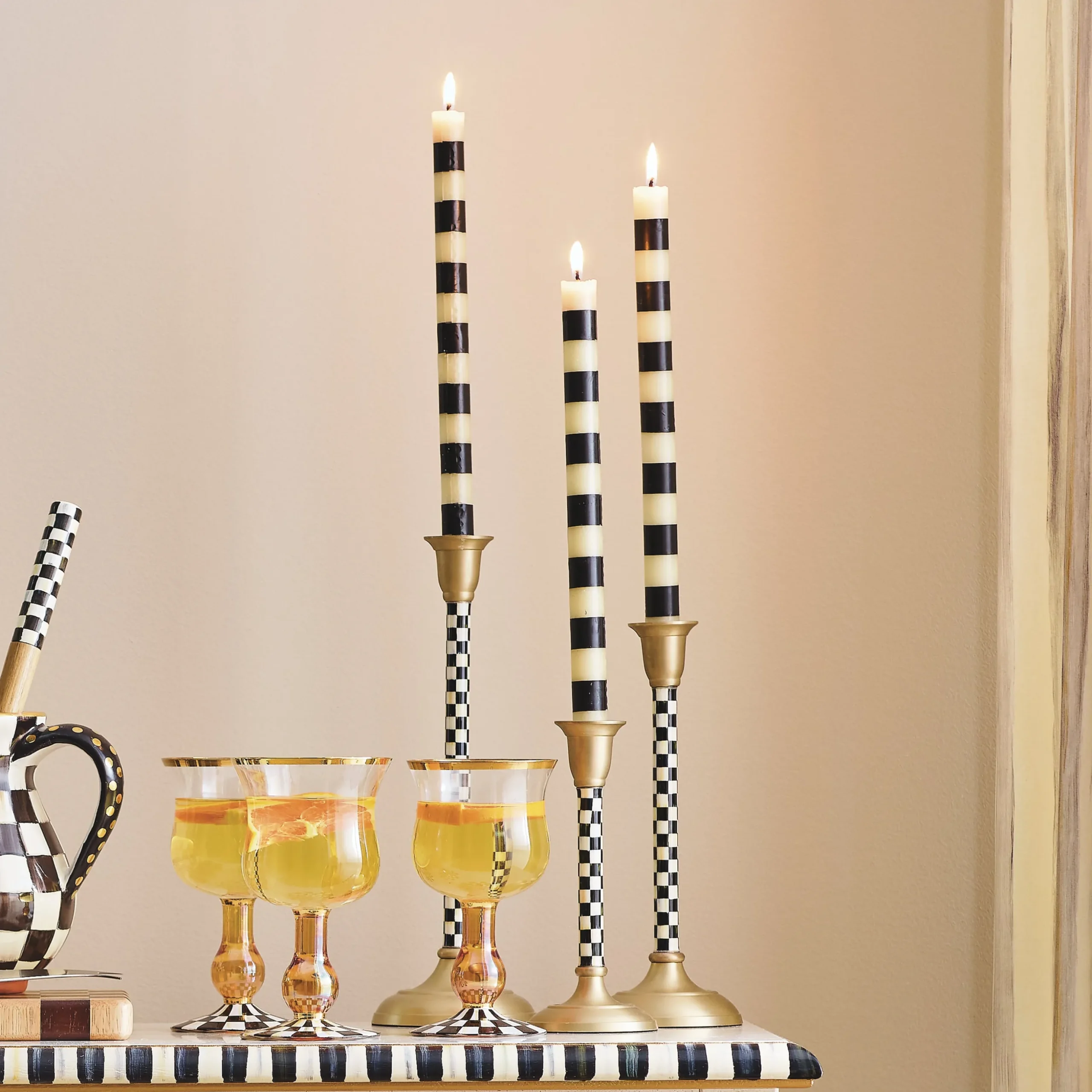 Courtly Check Medium Candlestick