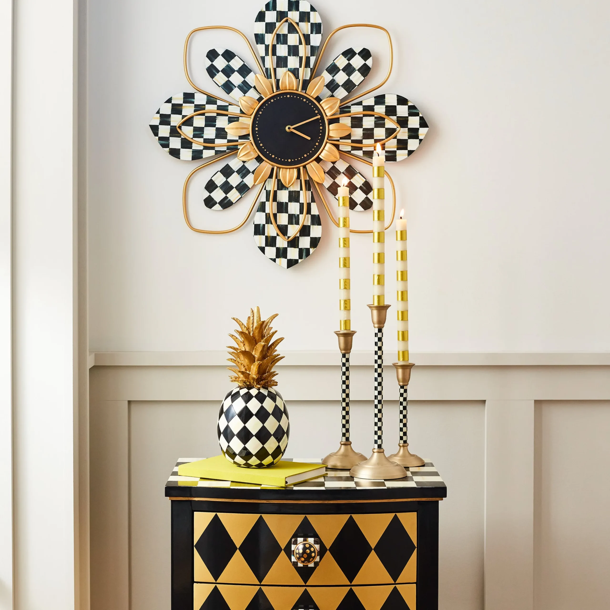 Courtly Check Medium Candlestick