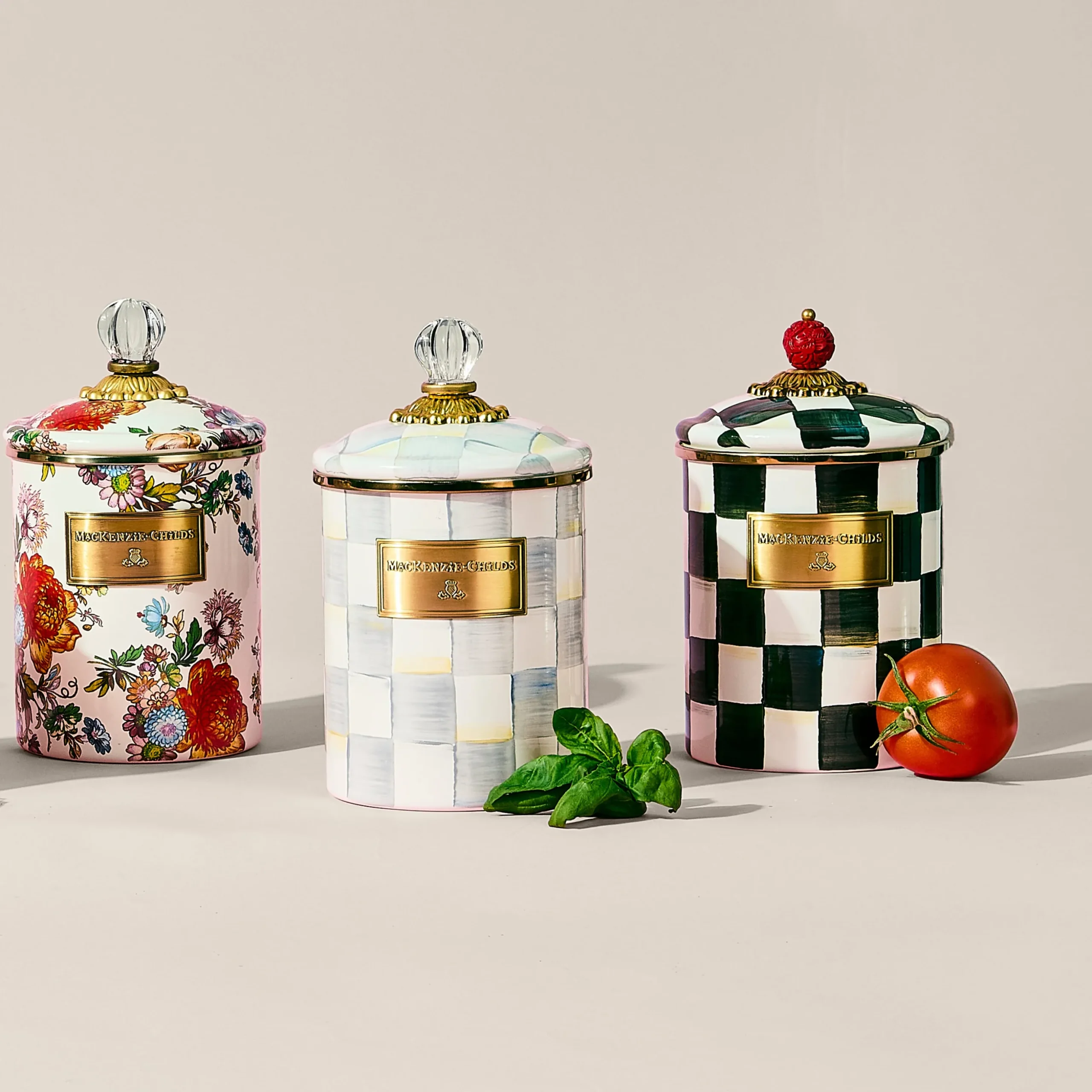 Courtly Check Medium Canister