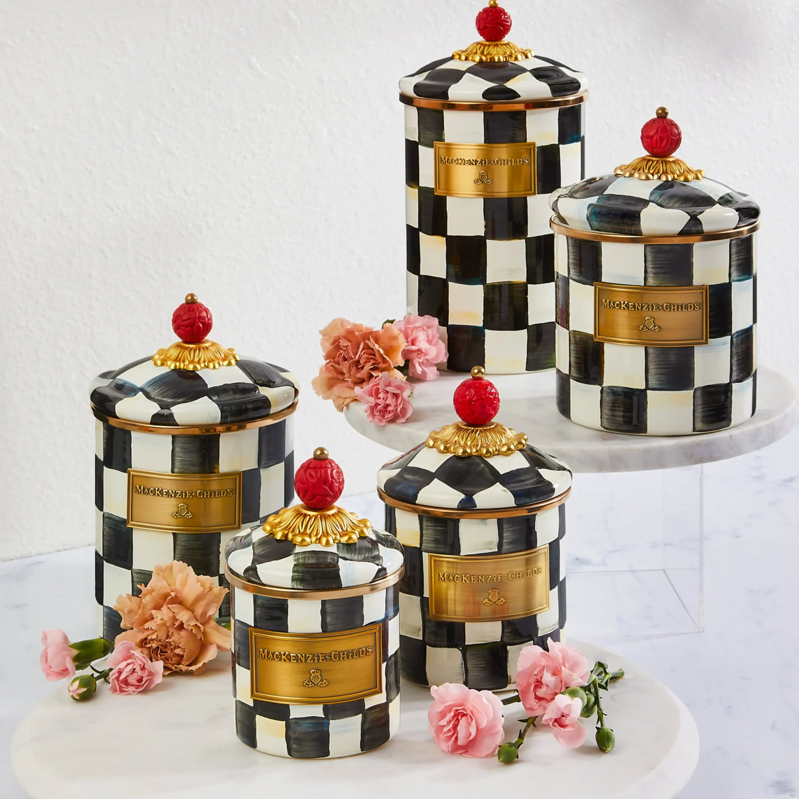 Courtly Check Medium Canister