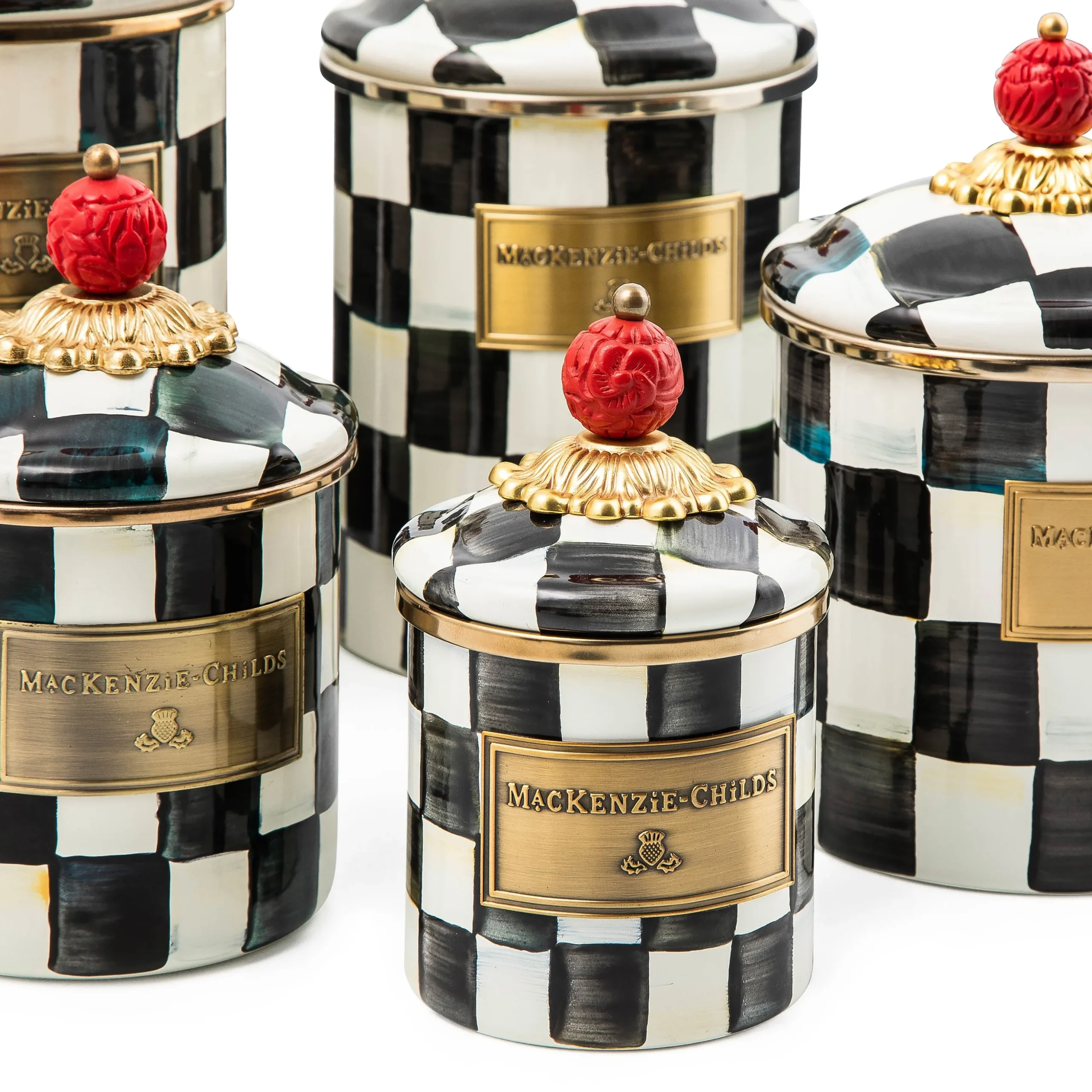 Courtly Check Medium Canister