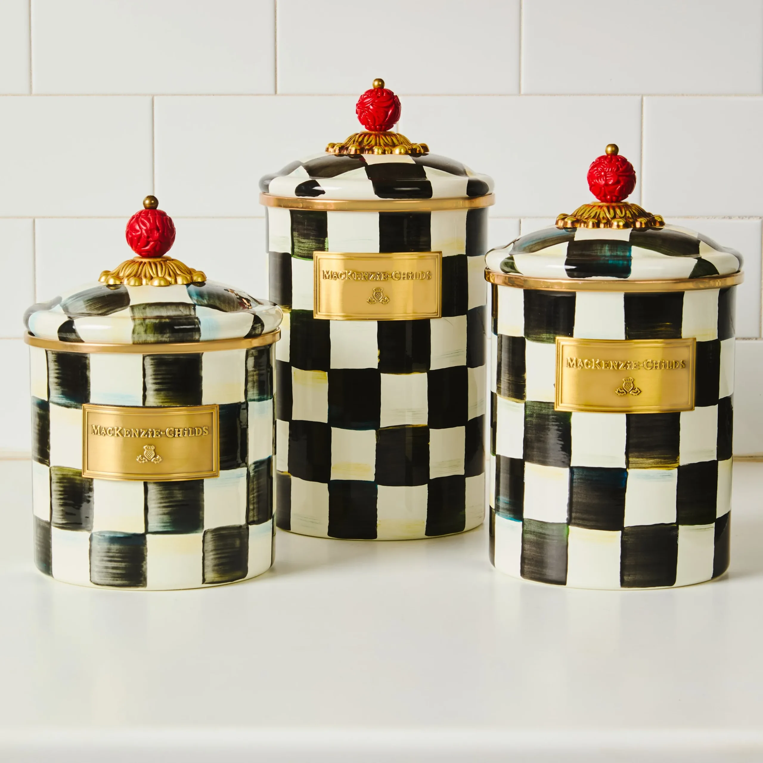 Courtly Check Medium Canister
