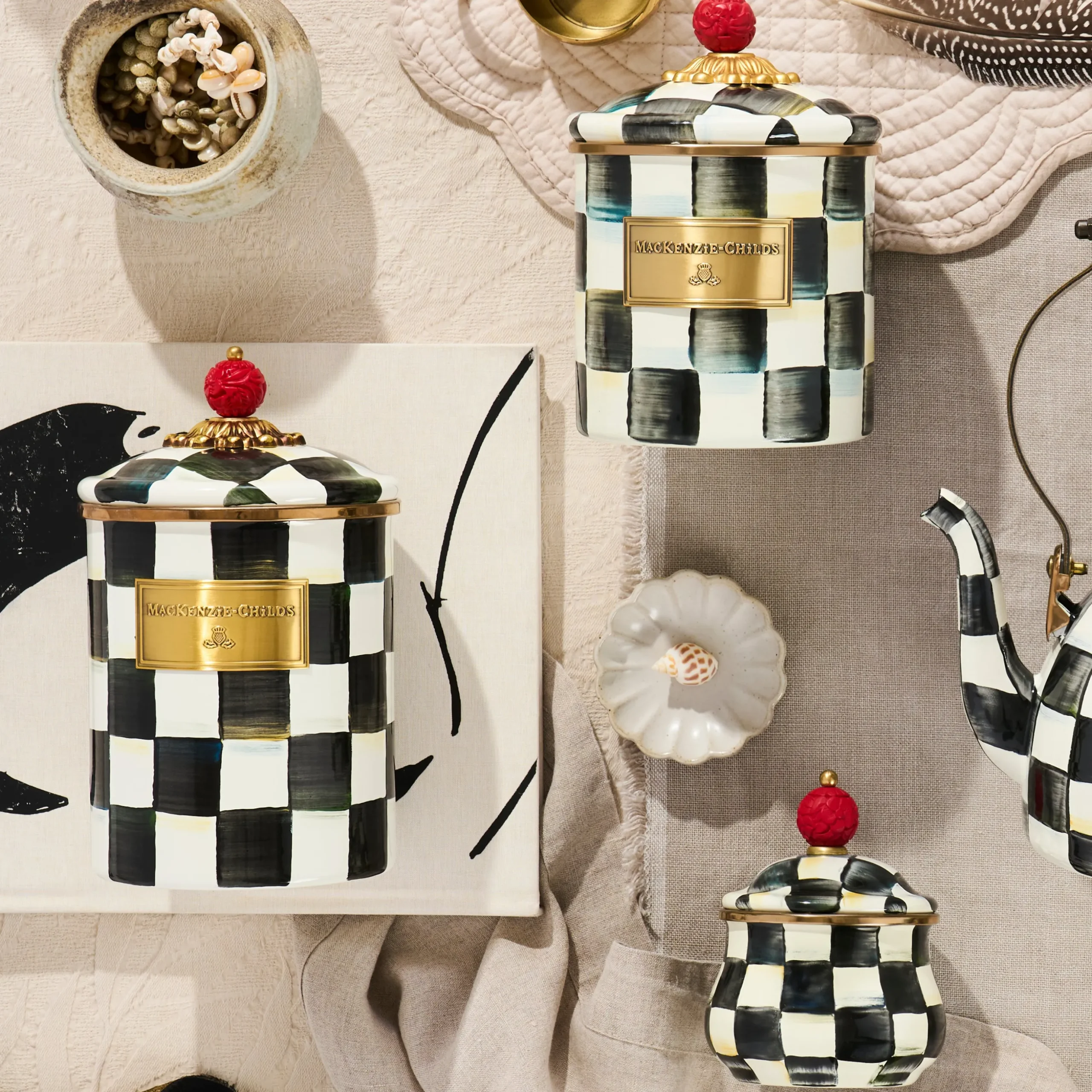 Courtly Check Medium Canister