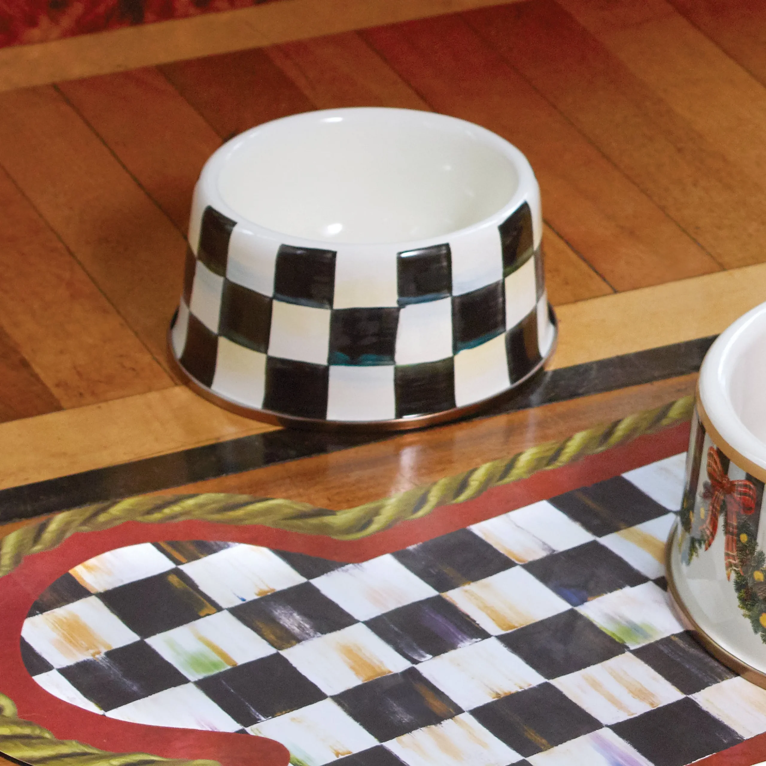 Courtly Check Medium Pet Dish