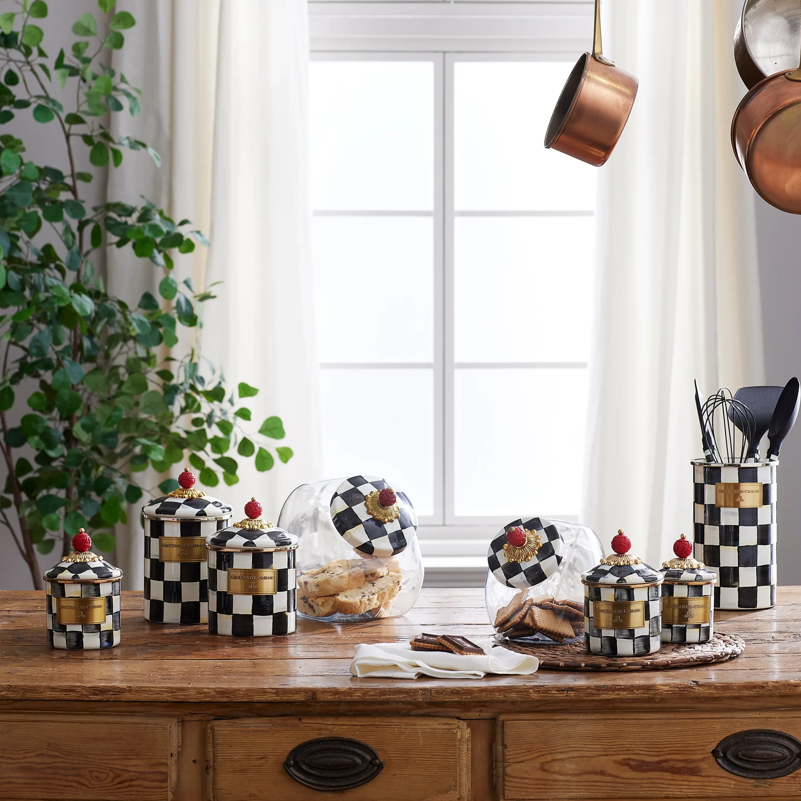 Courtly Check Mini Canister