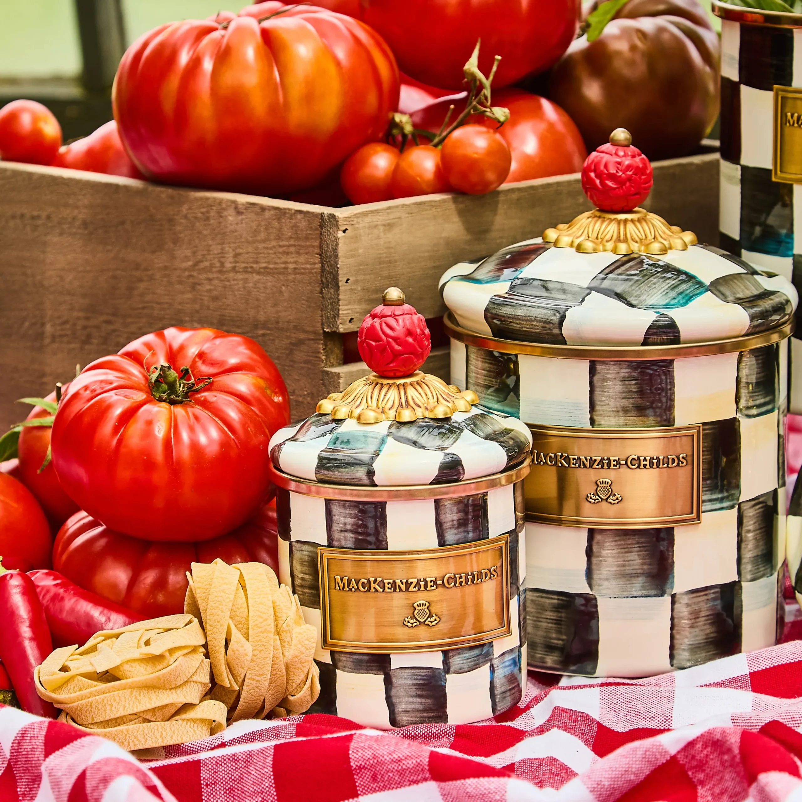Courtly Check Mini Canister