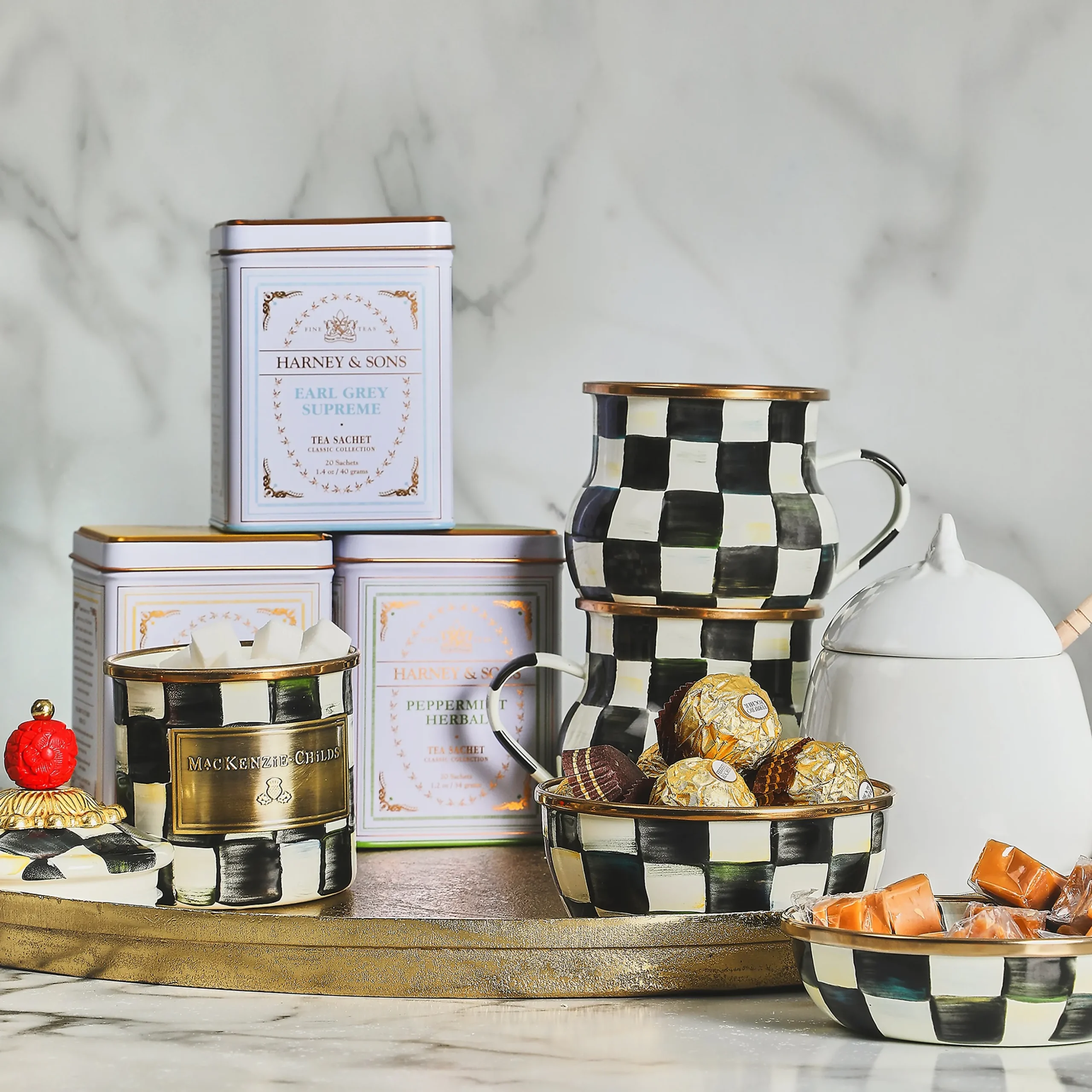 Courtly Check Mini Canister