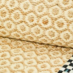Courtly Check Natural Honeycomb 3' x 5' Jute Rug