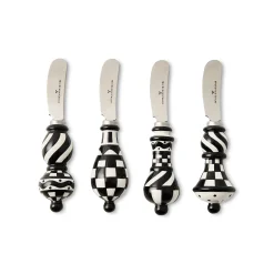 Courtly Check Party Spreaders, Set of 4
