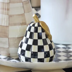 Courtly Check Pear Decor