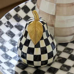Courtly Check Pear Decor