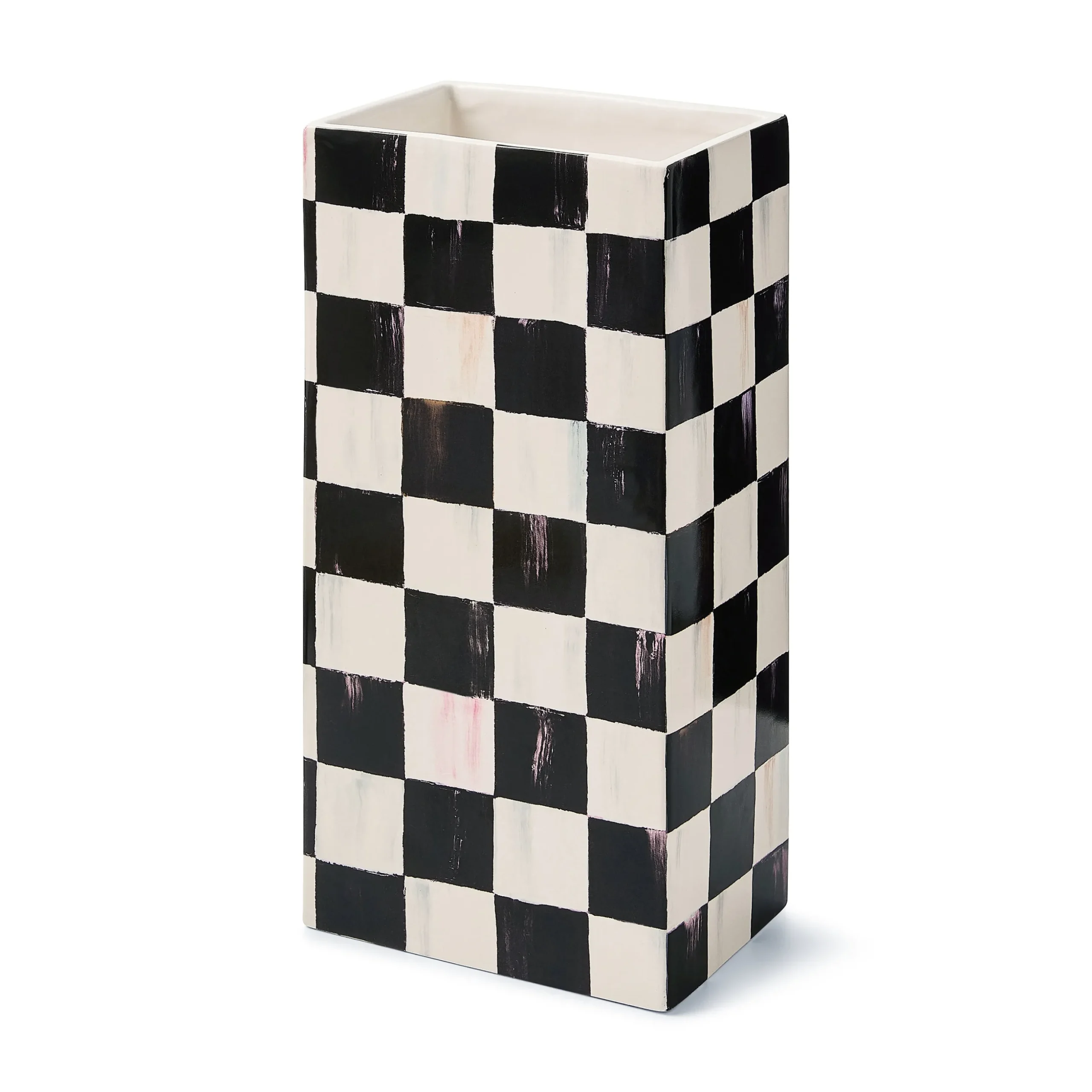 Courtly Check Pillar Vase