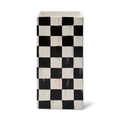 Courtly Check Pillar Vase