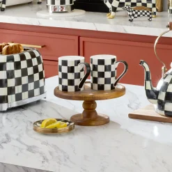 Courtly Check Porcelain Mug