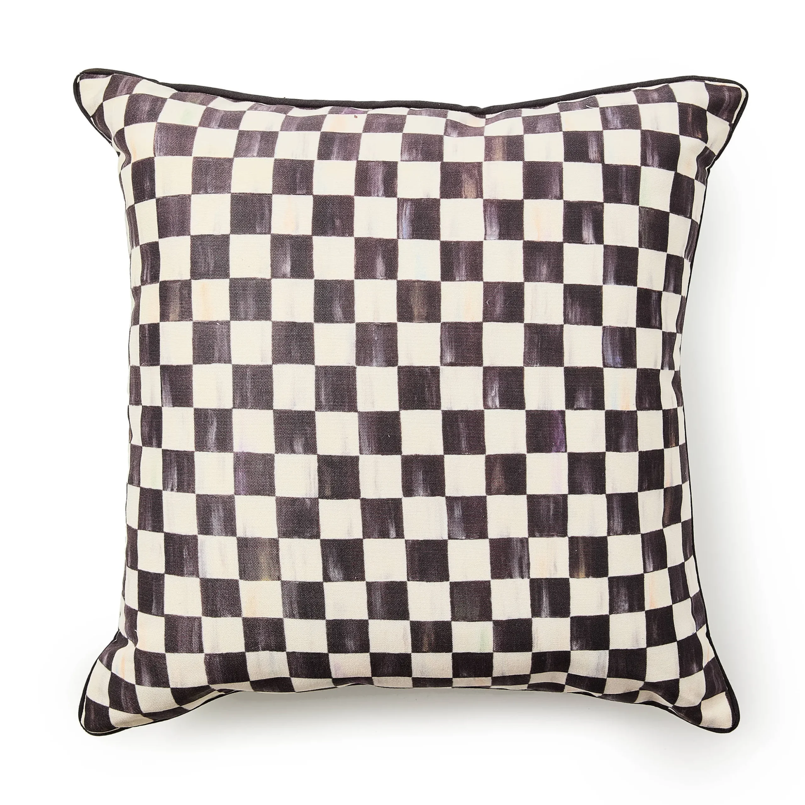 Courtly Check Printed Outdoor Pillow