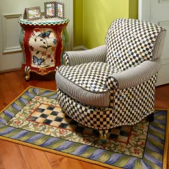 Courtly Check Purple & Green 3' x 5' Rug
